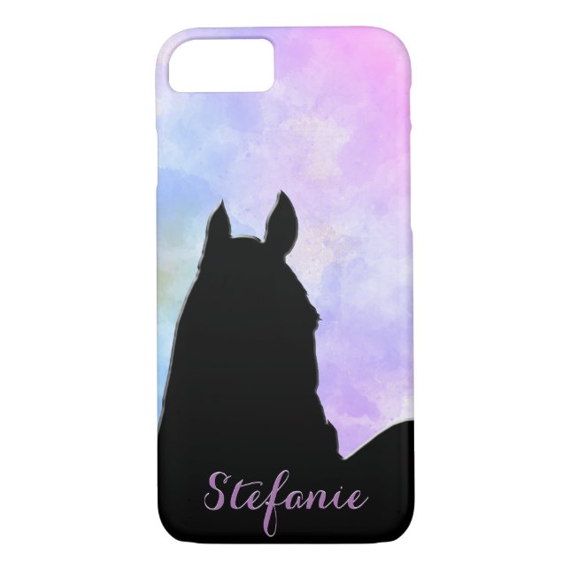 Heart Horse I (Pastel Splats) Case-Mate iPhone Case (Back)