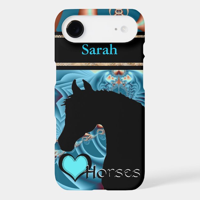 Heart Horses III Customisable (Dreamz 4) Case-Mate iPhone Case (Back)