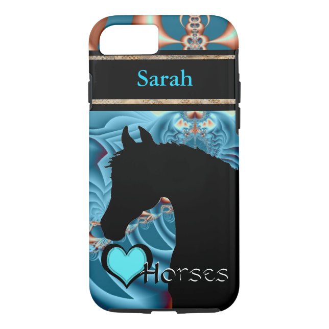 Heart Horses III Customisable (Dreamz 4) Case-Mate iPhone Case (Back)