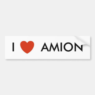 heart, I AMION Bumper Sticker