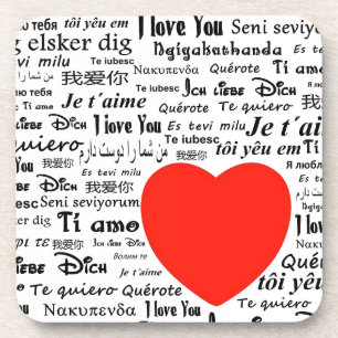 heart i love you coaster