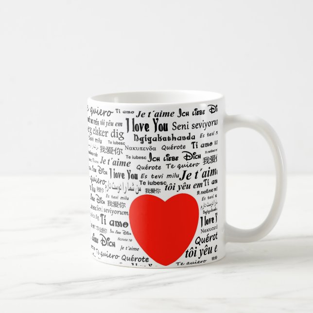 heart i love you coffee mug (Right)