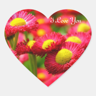Heart I Love You Heart Sticker