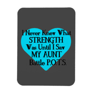 Heart/I Never Knew...Aunt...P.O.T.S. Magnet