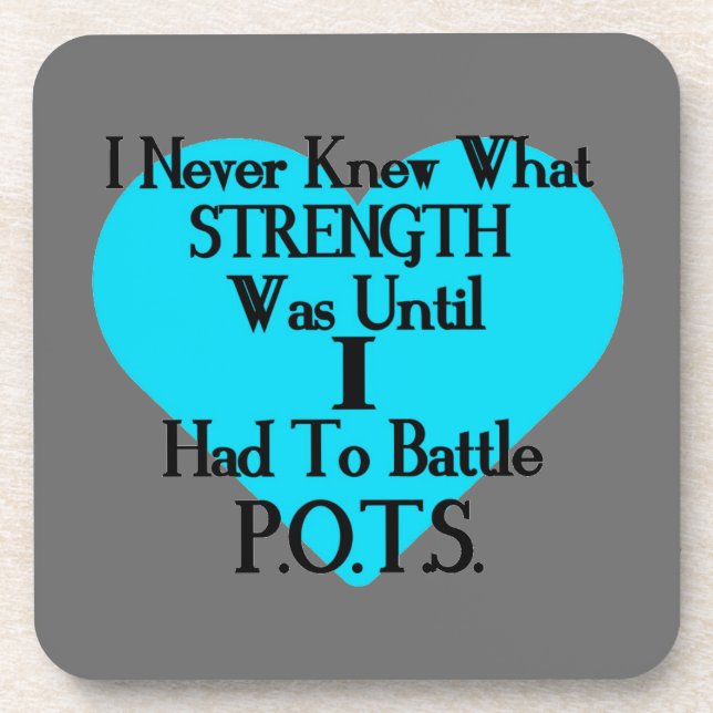 Heart/I Never Knew...I...P.O.T.S. Coaster (Front)