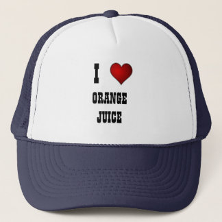 heart, I, ORANGE JUICE Trucker Hat