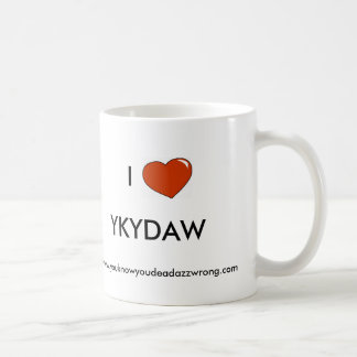 heart, I, YKYDAW, www.youknowyoudeadazzwrong.com Coffee Mug