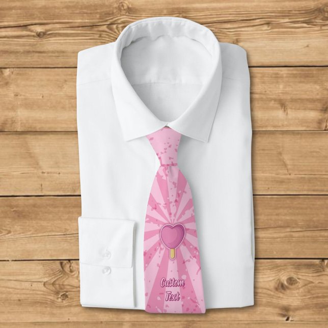 Heart Ice Cream Stick Tie (Creator Uploaded)