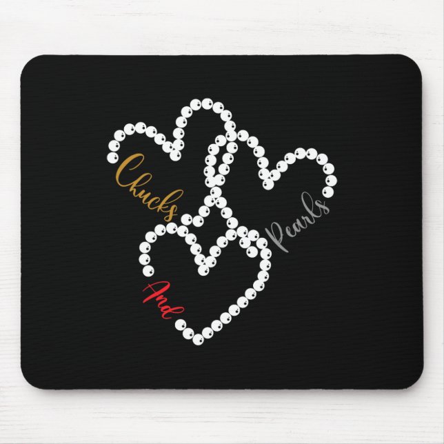 Heart I'm With Her Kamala Harris 2024  Mouse Mat (Front)