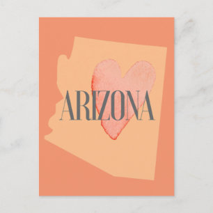 Heart in AZ Postcard
