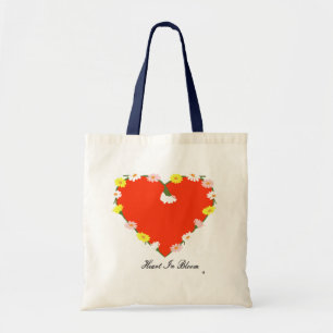Heart In Bloom Tote Bag