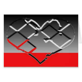 Heart in Chrome, Black & Red