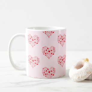 Heart In Dots Coffee Mug