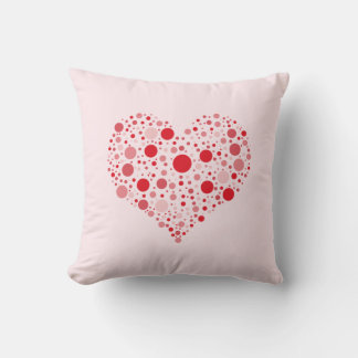 Heart In Dots Cushion