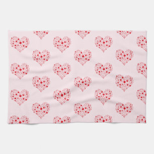 Heart In Dots Tea Towel