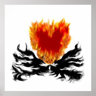 Heart in Flames Poster