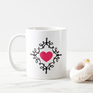 Heart in Frame Coffee Mug
