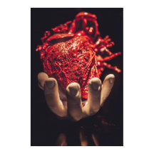 Heart in Hand Print, Poster Paper (Matte)frame opt