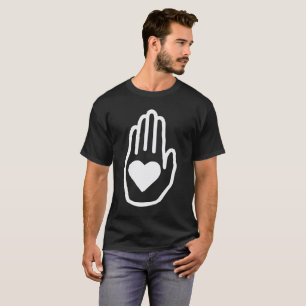 Heart in Hand Symbol T-Shirt