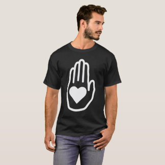 Heart in Hand Symbol T-Shirt