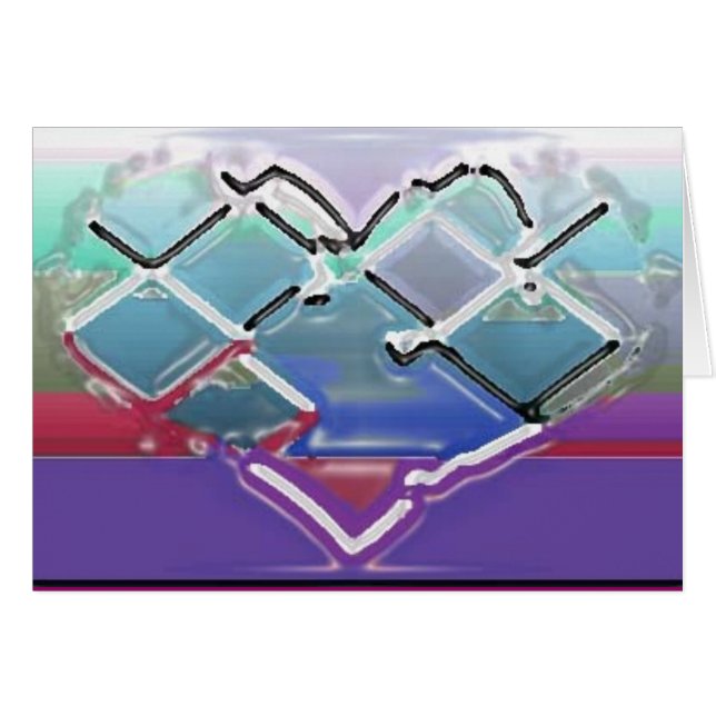 Heart in Liquid Chrome (Front Horizontal)