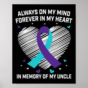 Heart In Memory Of My Uncle Suicide Awareness Prev Poster