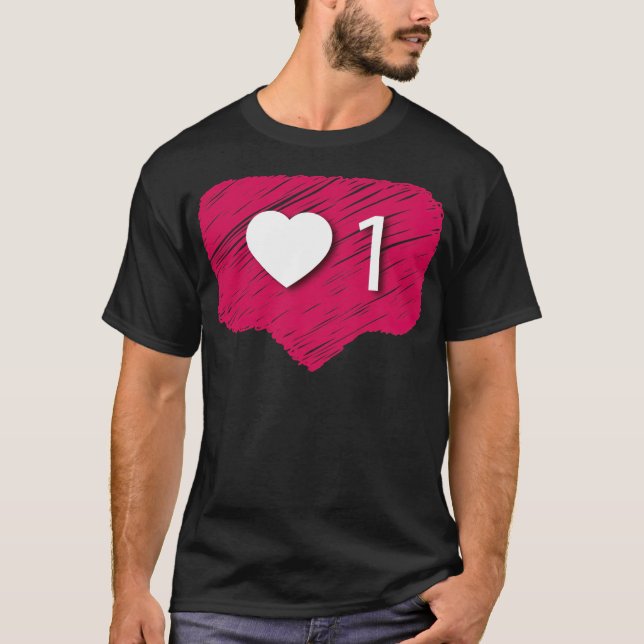 Heart in red speech bubble mustang witch  T-Shirt (Front)