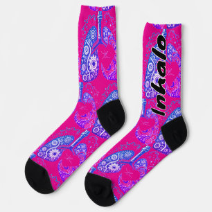 Heart inhaler socks