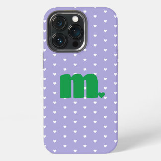 Heart Initial iPhone / iPad case