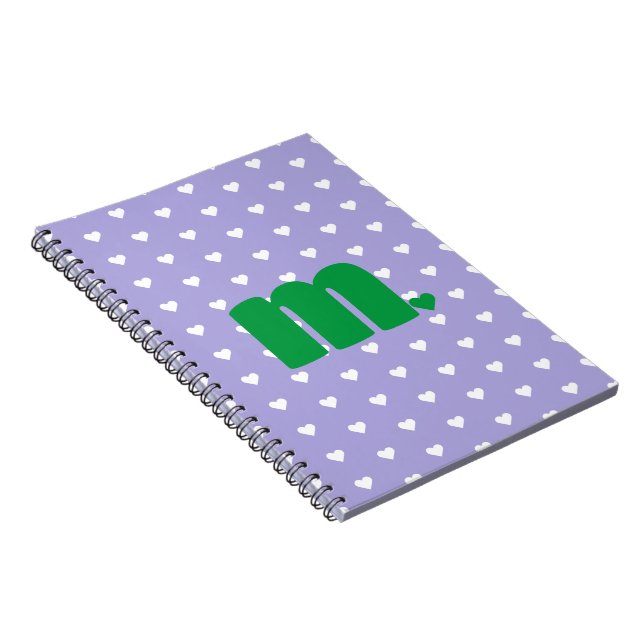 Heart Initial iPhone / iPad case Notebook (Right Side)