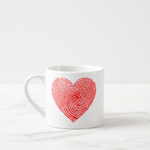 Heart ink  espresso cup