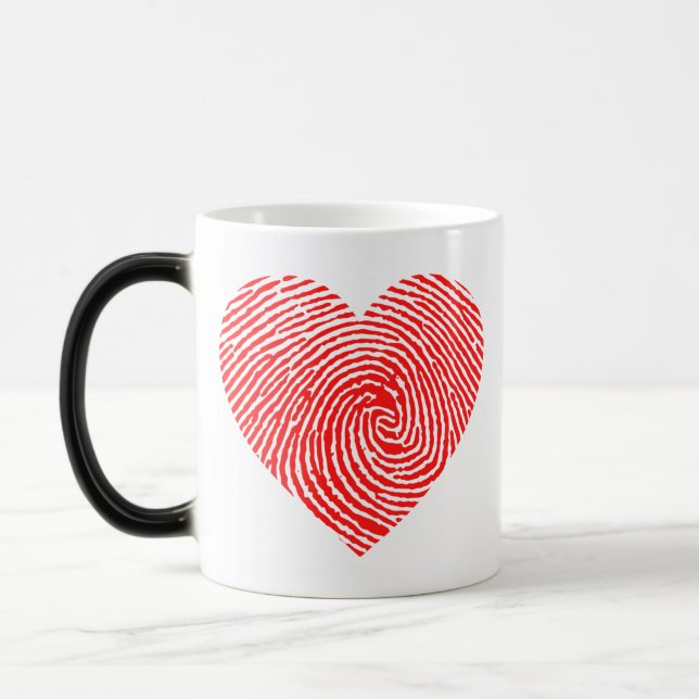Heart ink magic mug (Left)