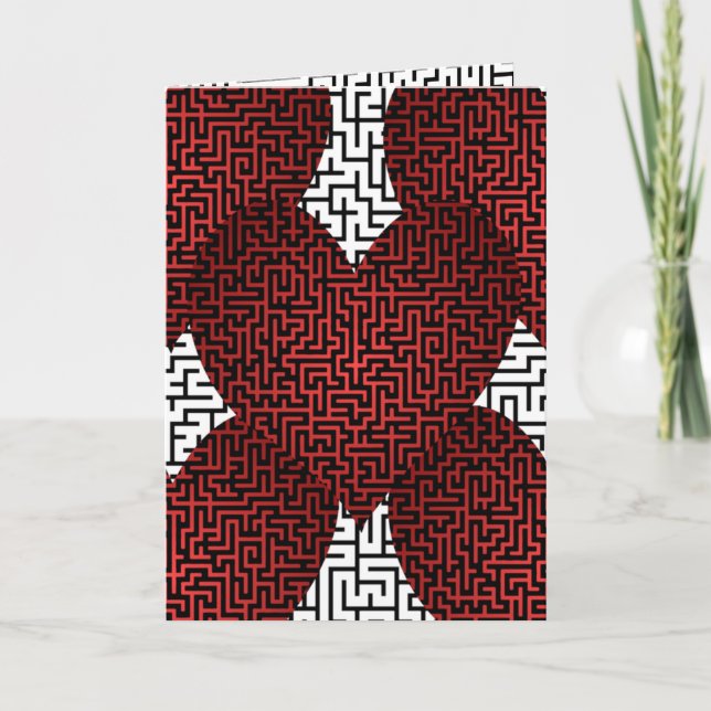 Heart is a Maze Valentine's Card (Front)