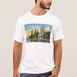 Heart Island View of Alster Tower T-Shirt