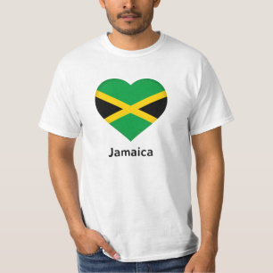 Heart - Jamaica Flag T-Shirt