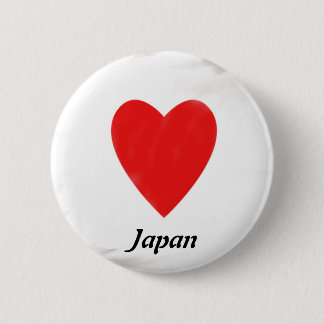 Heart Japan 6 Cm Round Badge