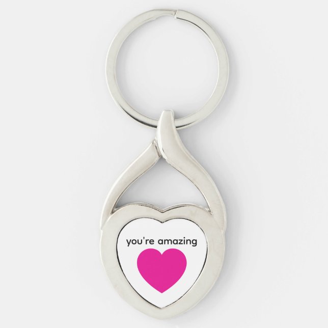 heart keychain keepsake (Front)