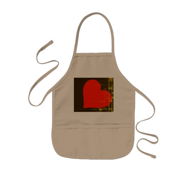 Heart  kids apron (Front)