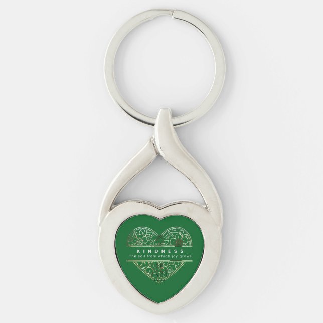 Heart Kindness Key Ring (Front)