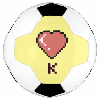 Heart King black outline Football