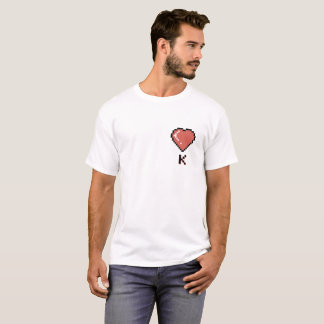 Heart King black outline T-Shirt