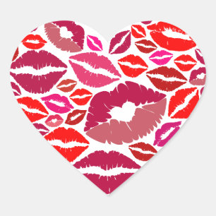 Heart Kisses Sticker