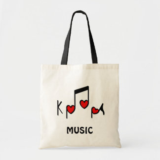 Heart Korean Pop music!  KPOP! Tote Bag