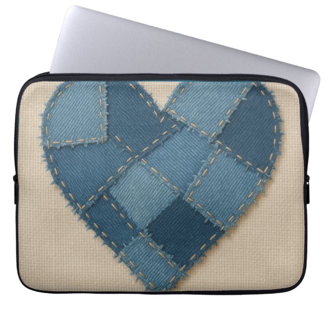heart laptop sleeve (Front)
