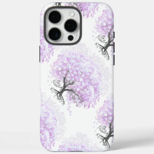 Heart Leaf Lavender Tree Vintage Bird Wedding iPhone 16 Pro Max Case