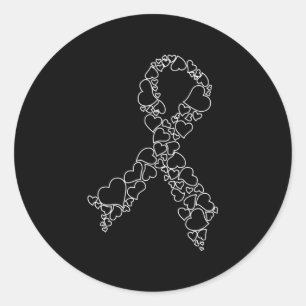 Heart Leukaemia Awareness Month We Wear Orange Ho Classic Round Sticker