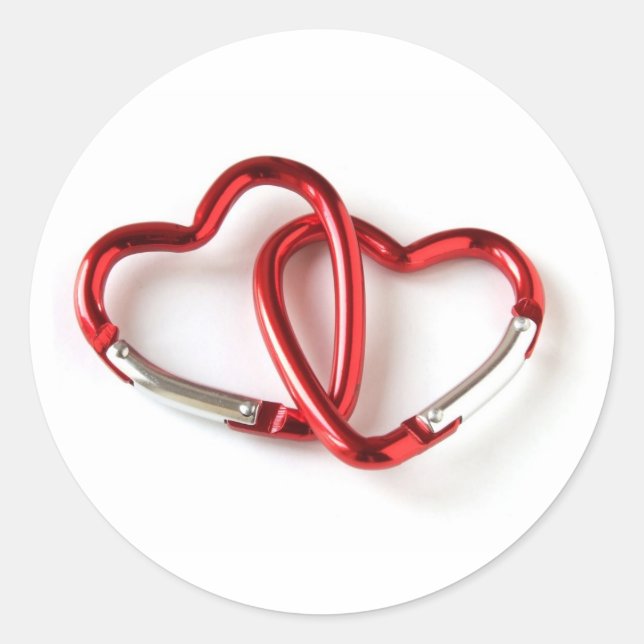 Heart Links Sticker | Customisable (Front)