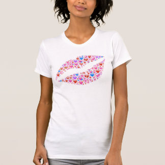 heart lips tshirt