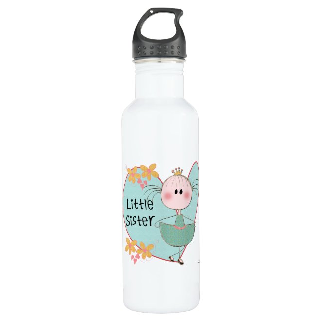 Heart Little Sister 710 Ml Water Bottle (Front)