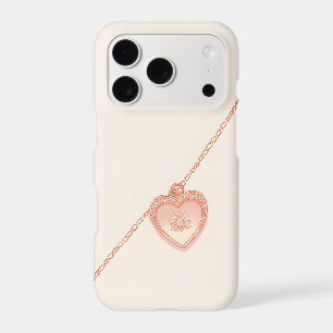 Heart Locket iPhone Case Vintage Coquette